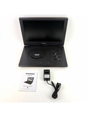 Sylvania SDVD1332 13.3" Portable DVD Player Swivel Screen Tested - No Remote